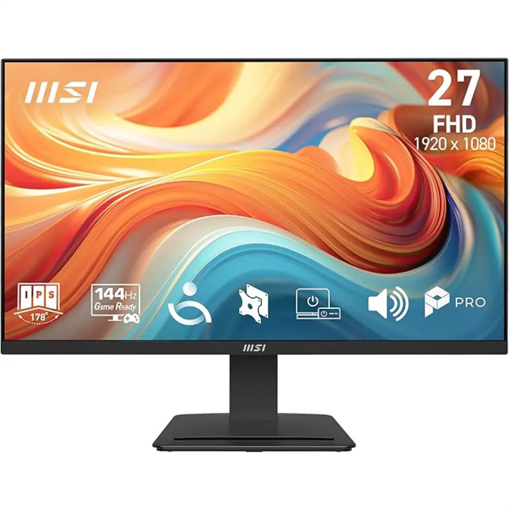 MSI PRO MP273 E14A 144Hz 27" IPS Full HD Monitor with HDR AMD FreeSync-tpstech.in