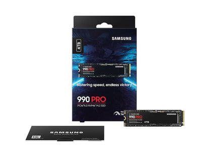 Samsung 990 PRO 4TB M.2 NVMe PCIe 4.0 V-NAND Internal Gaming SSD