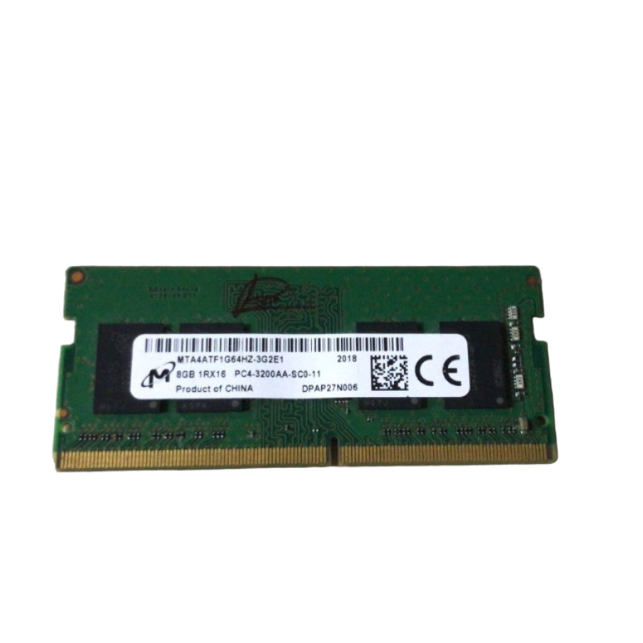 Micron 8GB DDR4 RAM 3200MHz CL22 260 Pin 1Rx16 SODIMM Laptop Memory ...