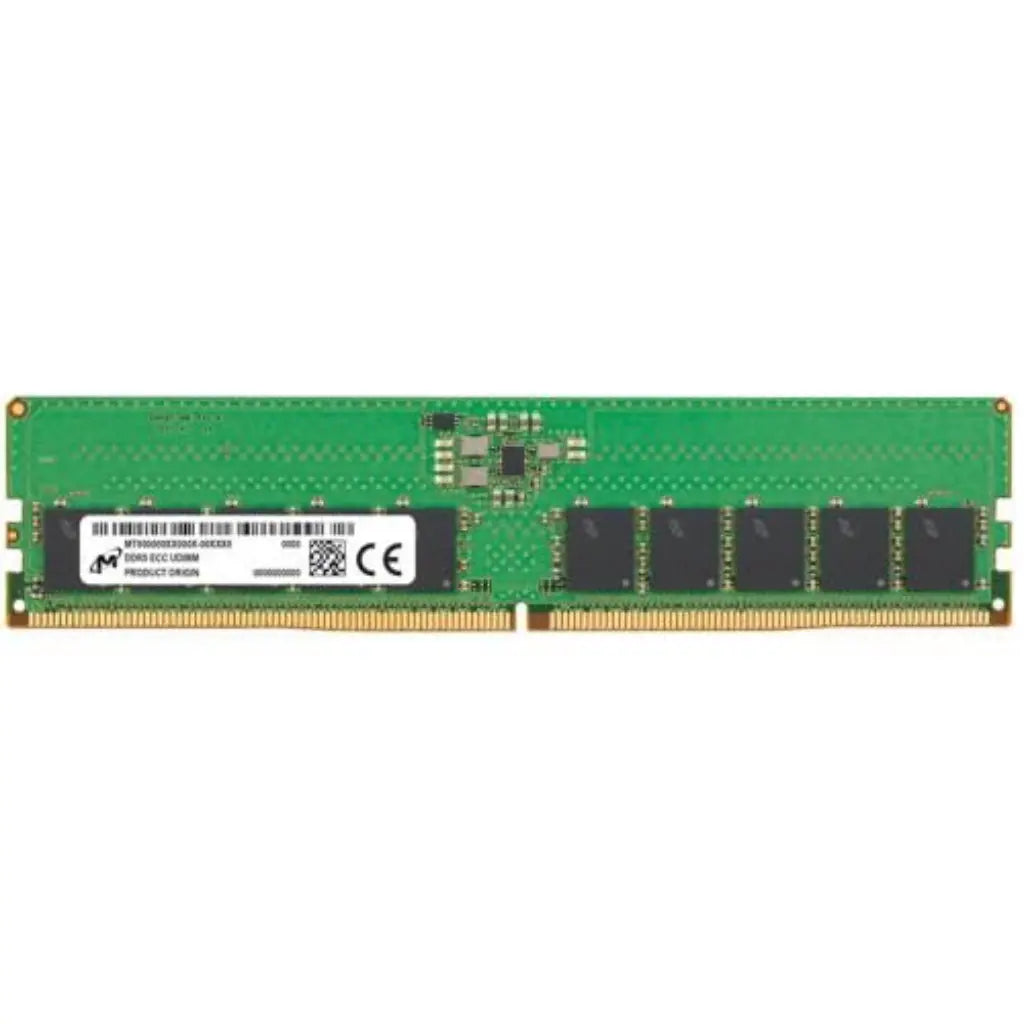 Micron 32GB DDR5 RAM 5600MHz CL46 288-Pin 2Rx8 ECC UDIMM Server Memory-tpstech.in