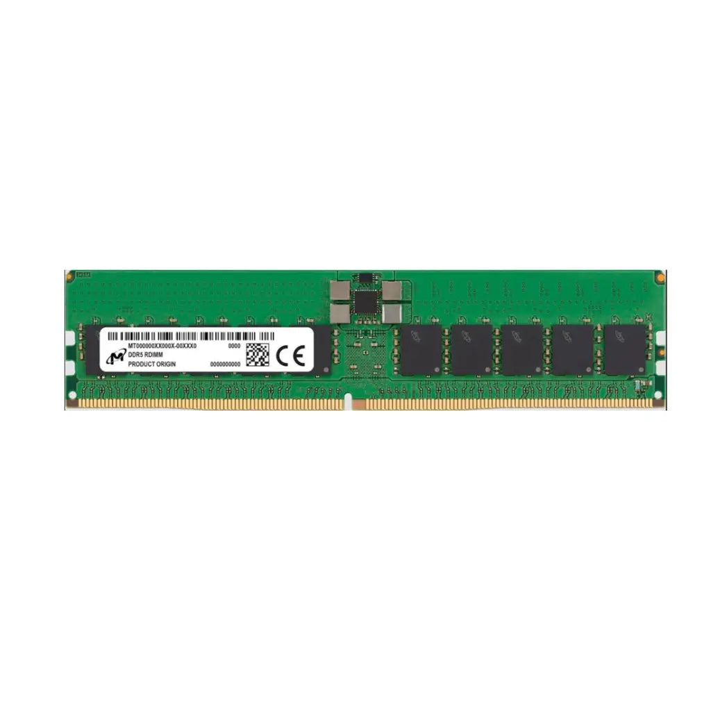 Micron 32GB DDR5 RAM 6400MHz CL52 288‑Pin ECC Registered Server memory Module-tpstech.in