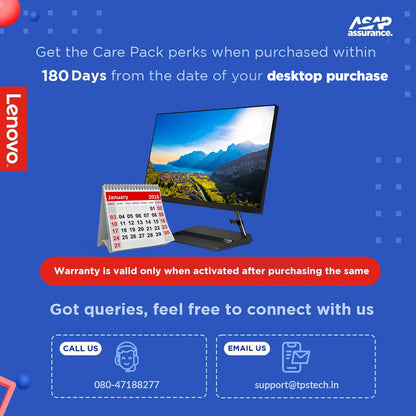 Lenovo 2 Year Warranty Extension Pack with Onsite Service for IdeaCenter Desktops