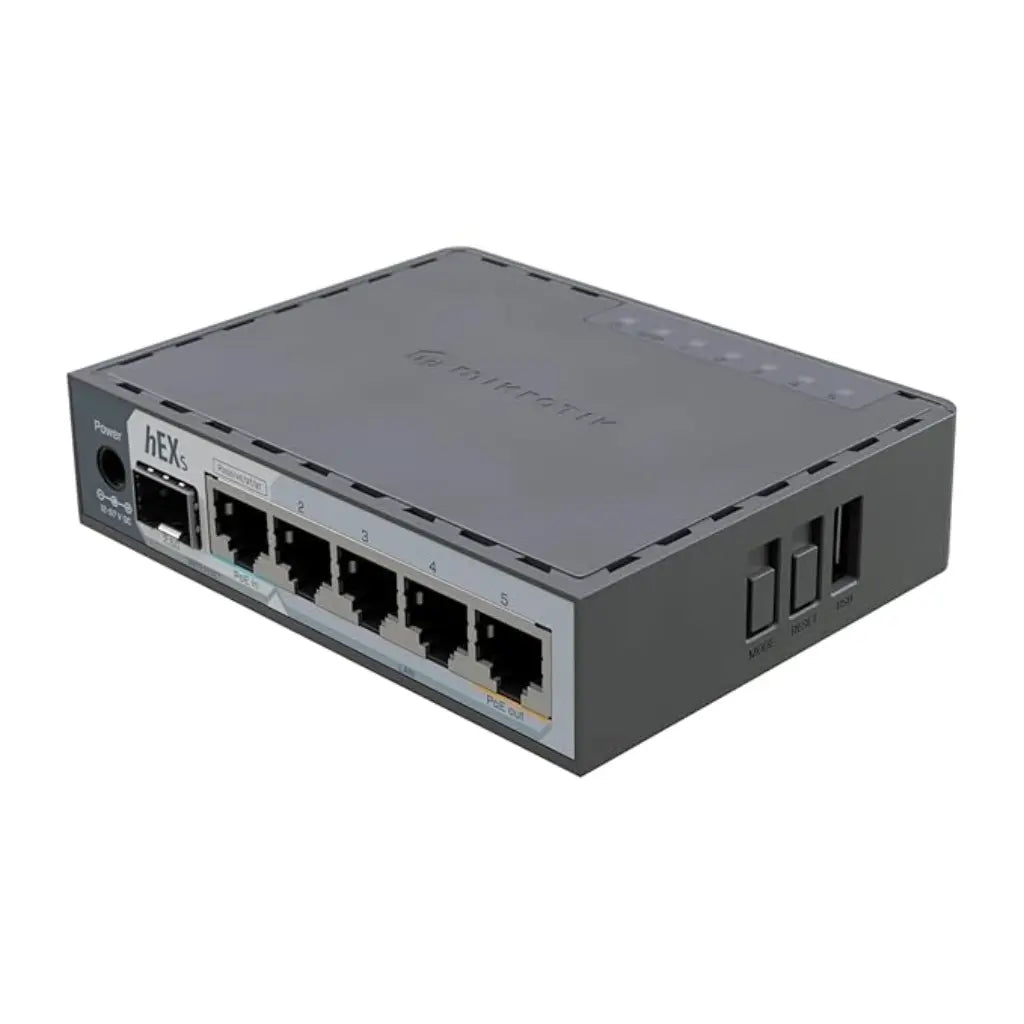MikroTik hEX S E60iUGS Wired Router Dual-Core CPU 512MB RAM 5x Gigabit Ethernet 2.5G SFP-tpstech.in