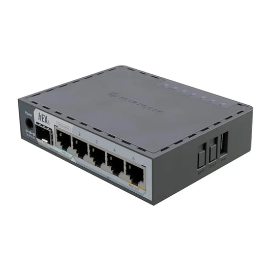 MikroTik hEX S E60iUGS Wired Router Dual-Core CPU 512MB RAM 5x Gigabit Ethernet 2.5G SFP-tpstech.in