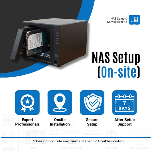NAS Installation & Business‑Ready Configuration (Onsite)
