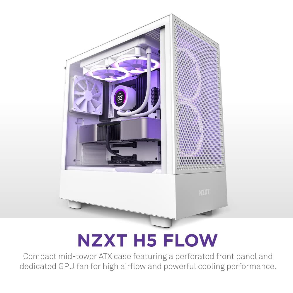 NZXT H5 Flow Mid-Tower Airflow Cabinet