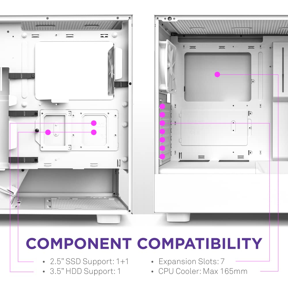 NZXT H5 Flow Mid-Tower Airflow Cabinet