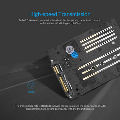 ORICO M2TS M.2 NGFF SSD एनक्लोजर MSATA से SATA SSD कन्वर्टर M.2 B-की इंटरफेस के साथ