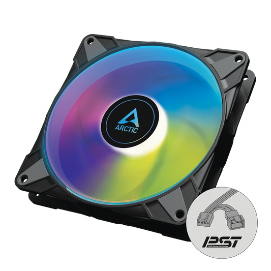 ARCTIC P14 PWM PST A-RGB 140 mm CPU Case Cooling Fan-Black