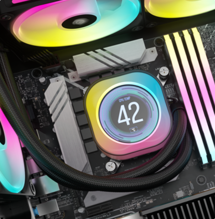 CORSAIR iCUE Link H170i LCD 420mm RGB AIO CPU Liquid Cooler