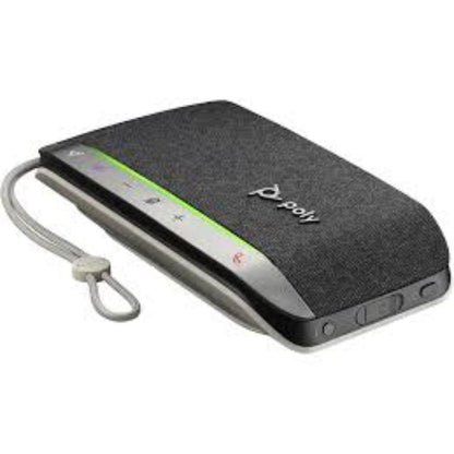 Poly Sync 20M Microsoft Teams Certified USB-C & Bluetooth Wireless Speakerphone - Silver-tpstech.in