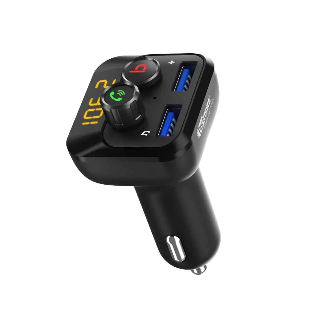 Portronics Auto 10 Car Bluetooth Receiver with Hands-Free Calling & Music 30W Type-C PD-tpstech.in