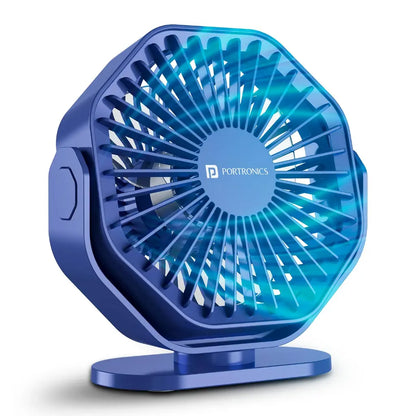 Portronics Chill On Mini Type-C 360° Rotating Portable Fan-tpstech.in