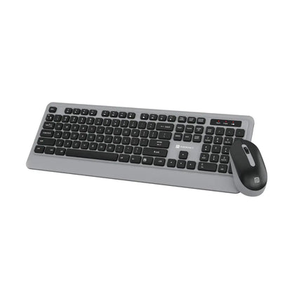 Portronics Key5 Combo POR 1569 Wireless Keyboard and Mouse Set - Grey-tpstech.in