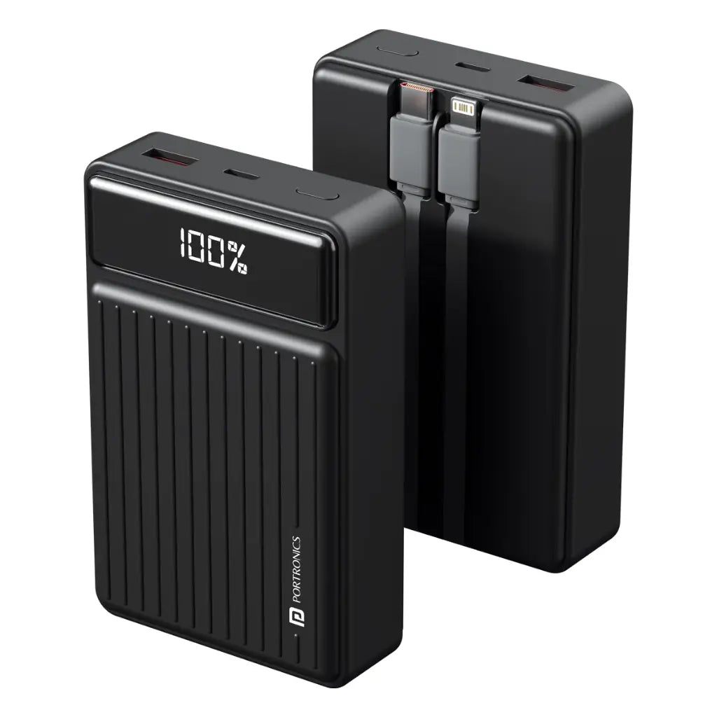 Portronics Luxcell Bind Mini 20K POR 2662 20000mAh Power Bank with 22W Fast Charging-tpstech.in