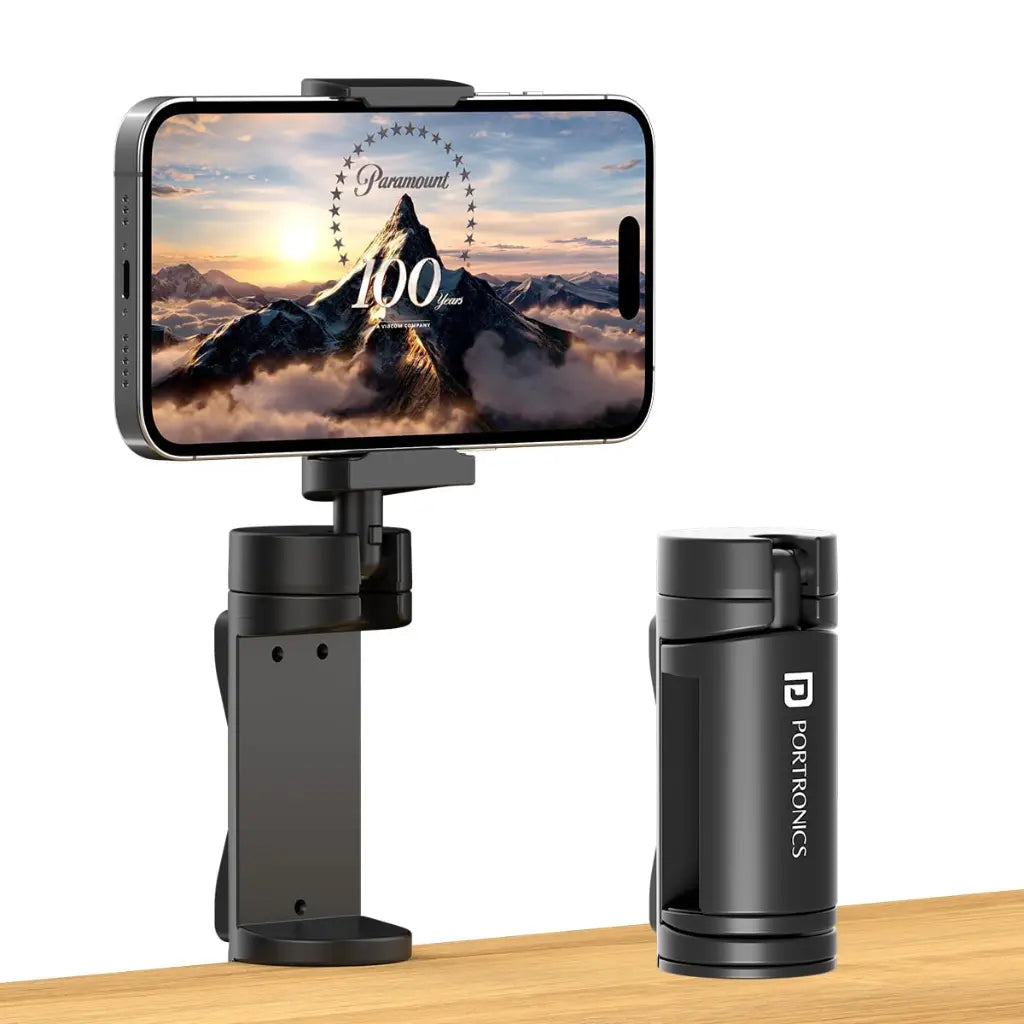 Portronics Mobot Clip POR 2269 Mobile Holder with 360 Adjustable Angles-tpstech.in