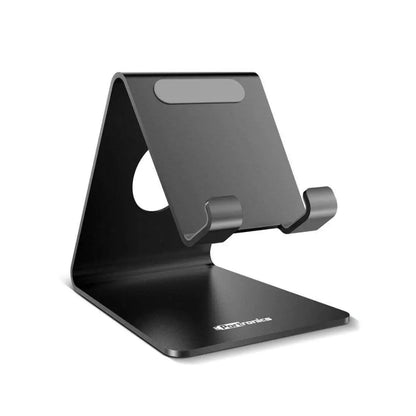 Portronics Modesk POR 122 Universal Stainless Steel Mobile Holder Black-tpstech.in