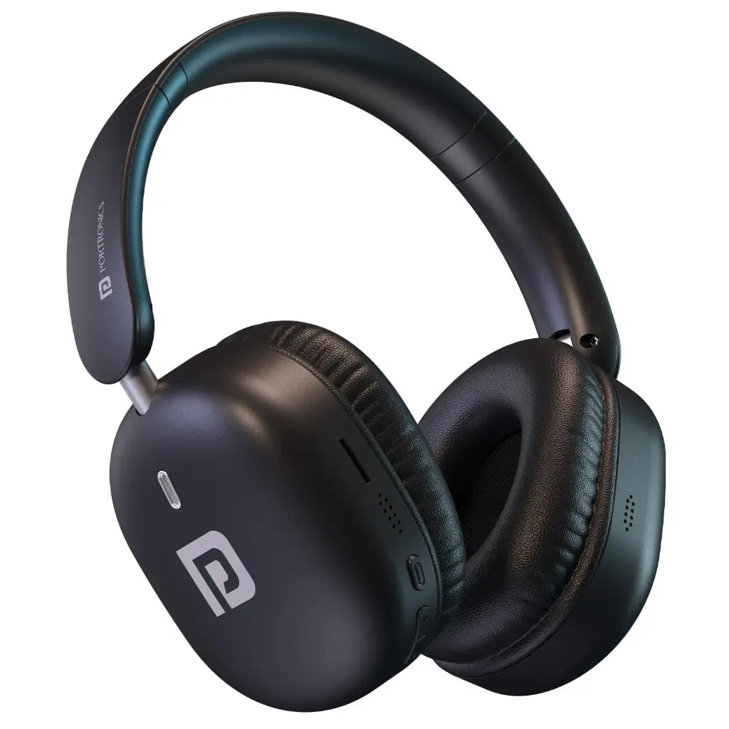 Portronics Muffs M6 POR 3261 Over Ear Wireless Bluetooth Headphone 40H Playtime-tpstech.in