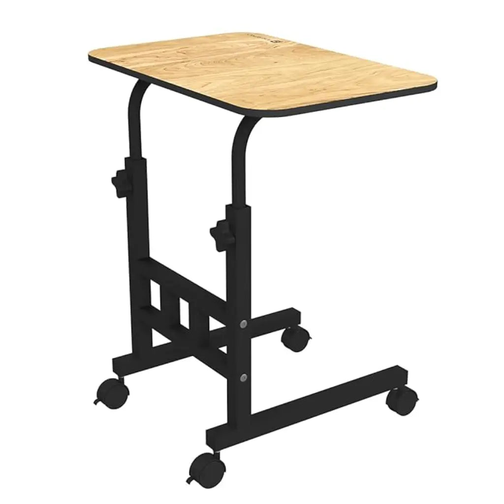 Portronics My Buddy D POR 1376 Adjustable Portable Laptop Table with Wheels-tpstech.in