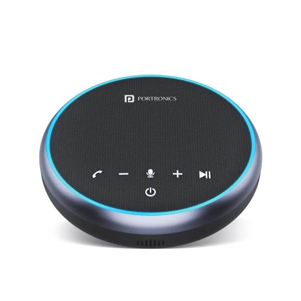 Portronics Talk One POR 1386 Bluetooth 5.1 Conference Speaker with 360 Voice Coverage-tpstech.in
