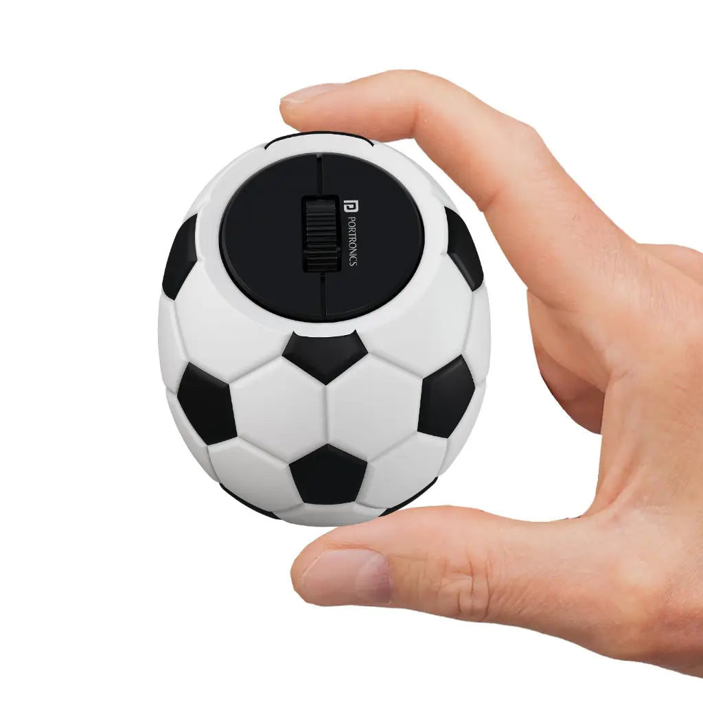 Portronics ToadPlay Football POR 3119 Mini Wireless Mouse Dual Mode 2400 DPI-tpstech.in
