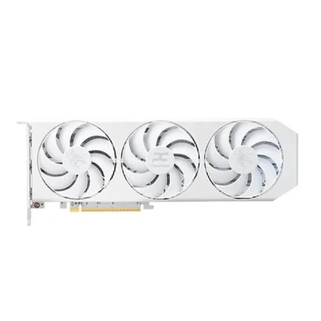 PowerColor Hellhound Spectral AMD Radeon RX9060XT 16GB GDDR6 Graphics Card - White-tpstech.in