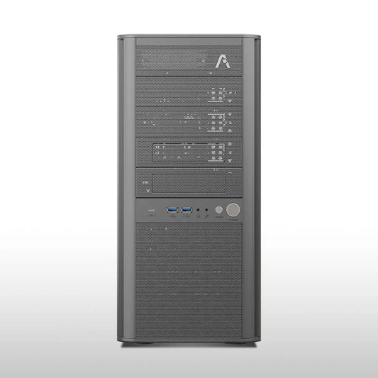 Prolab Design AI838 Mid Tower Workstation Cabinet with Type C USB High Airflow Support-tpstech.in