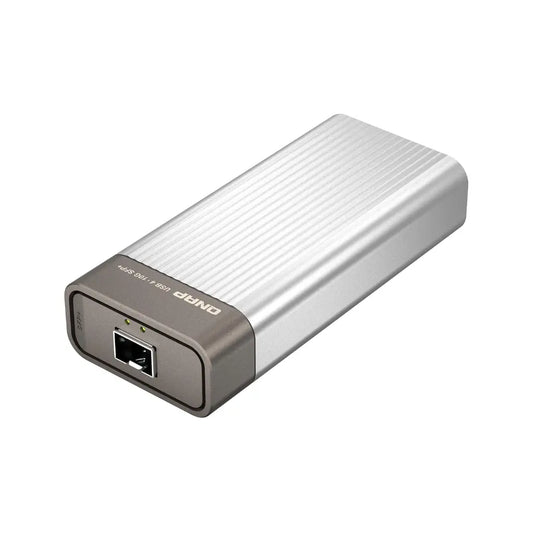QNAP QNA‑UC10G1SF USB4 Type‑C to 10GbE SFP+ High‑Speed Network Adapter-tpstech.in
