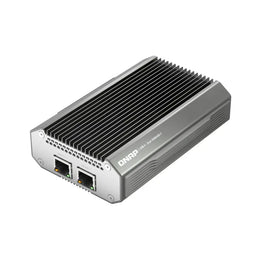 QNAP QNA‑UC10G2T USB4 Type‑C Dual‑Port 10GBASE‑T RJ45 Network Adapter-tpstech.in