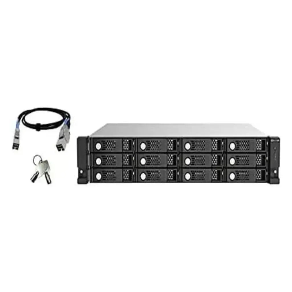 QNAP TL‑R1220Sep‑RP 12‑Bay 2U SAS 12Gbps Storage Expansion Enclosure-tpstech.in