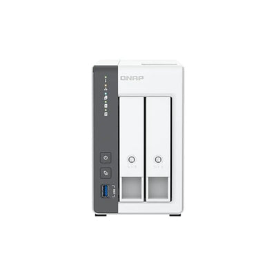 QNAP TS-216G Quad Core 2 Bay 2.5GbE Desktop Network Attached Storage - White-TPSTECH.IN