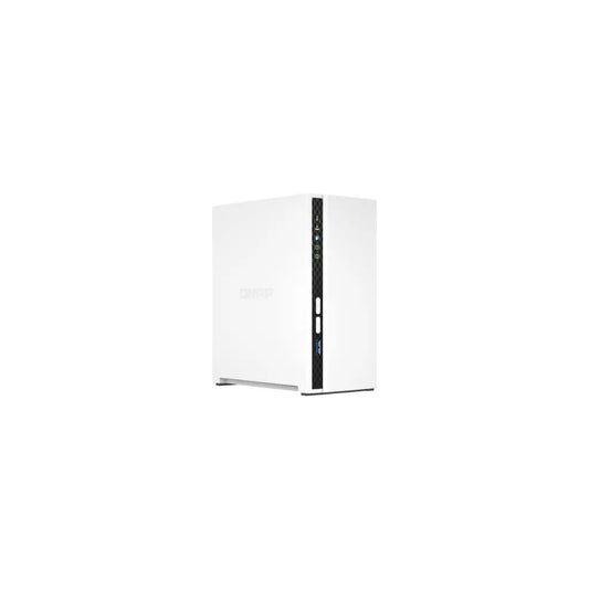 QNAP TS-233 Quad Core 2 Bay Desktop Network Attached Storage Enclosure - White-tpstech.in