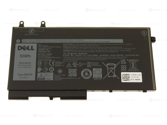 Dell Original W8GMW 51Whr 4255mAh 11.4V 3 Cell Replacement Laptop Battery