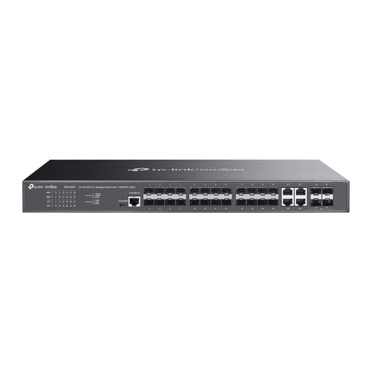 TP-Link TL-SG3428XF Omada 24-Port L2+ Smart Managed Enterprise Level Switch with 4 10GE SFP+ Slots