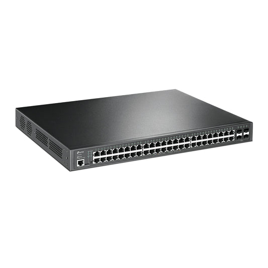 TP-Link JetStream TL-SG3452P 52-Port Gigabit L2+ Managed Switch with 48-Port PoE+