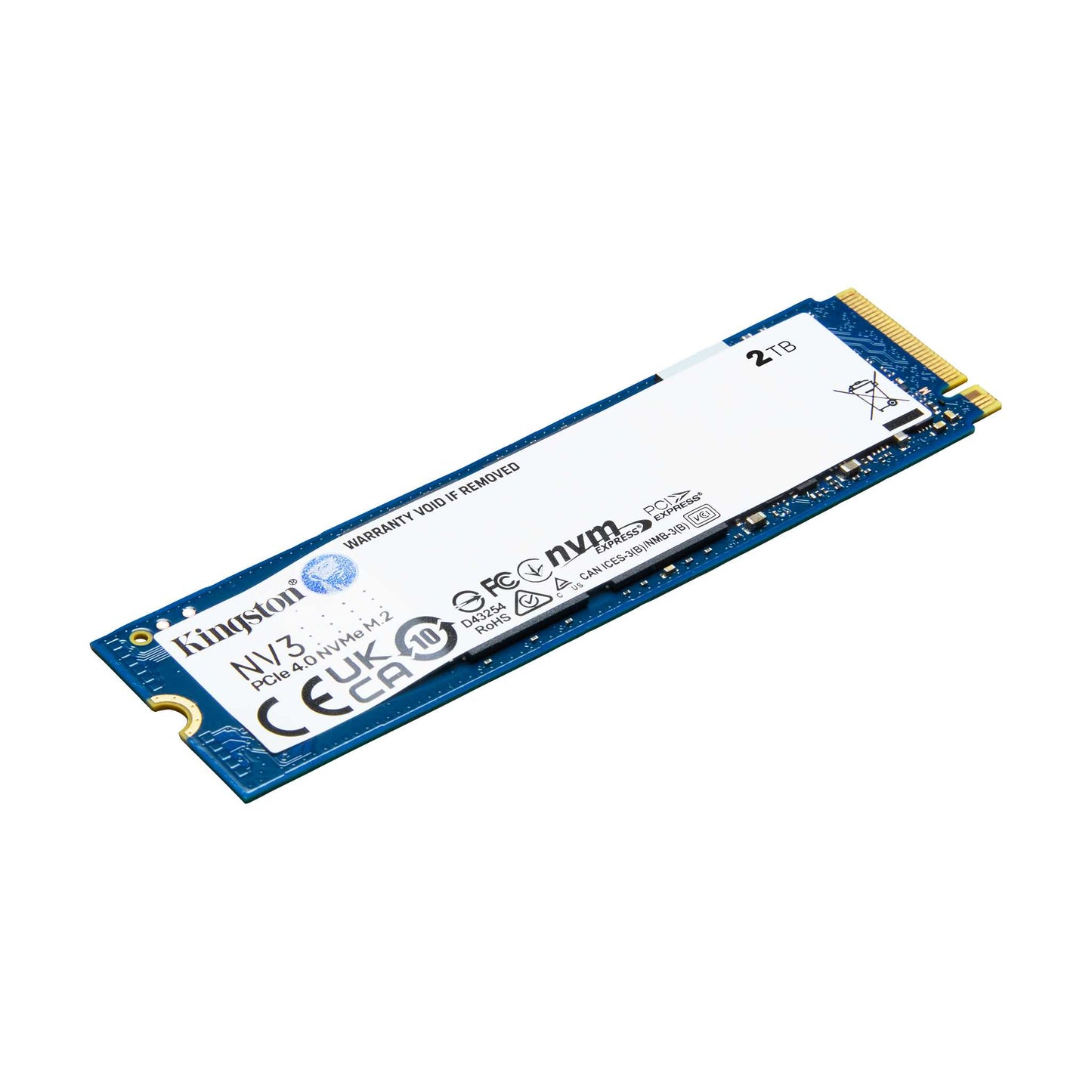 Kingston NV3 2TB M.2 NVMe PCIe Gen 4.0 Internal SSD