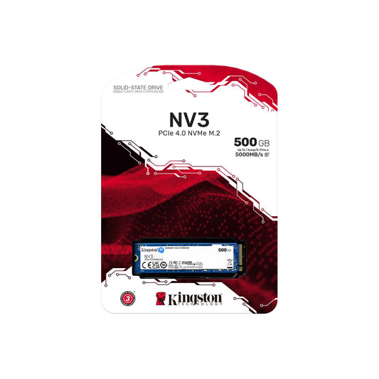 Kingston NV3 500GB M.2 NVMe PCIe Gen 4.0 Internal SSD