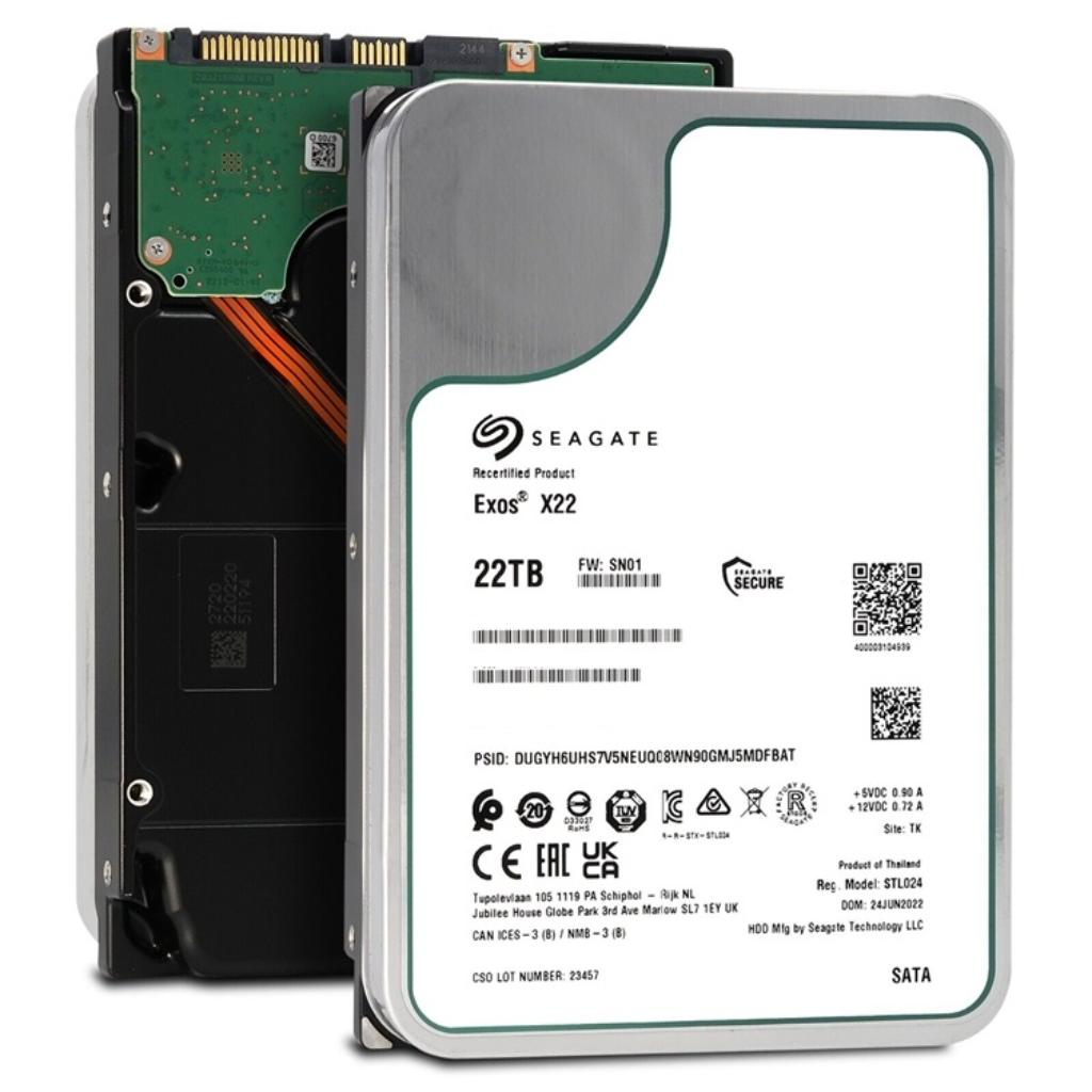 Seagate Exos X22 22TB 7200RPM SATA III 3.5