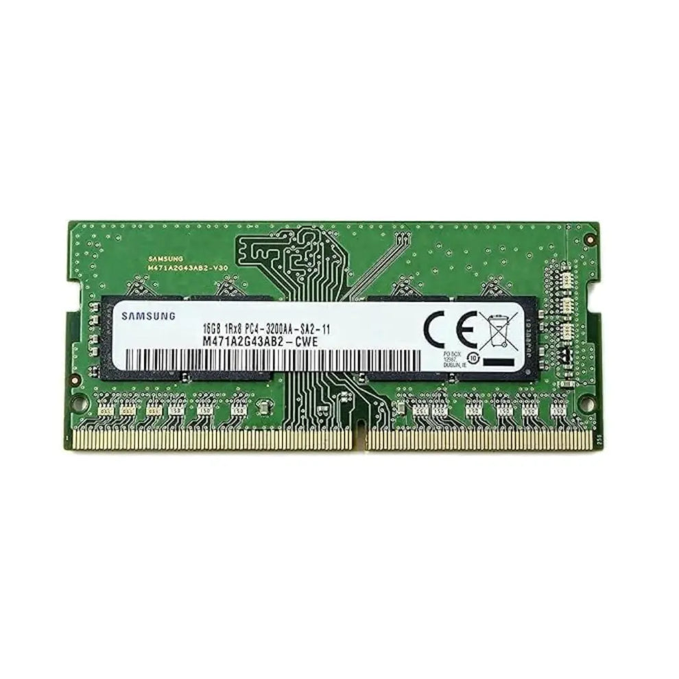Samsung 16GB DDR4 RAM 3200MHz CL22 1Rx8 260-Pin SODIMM Laptop