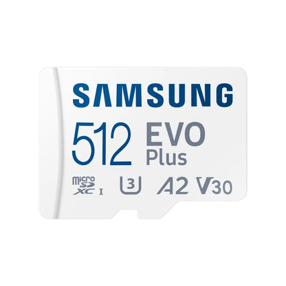 Samsung EVO Plus 512GB microSDXC Memory Card-tpstech.in