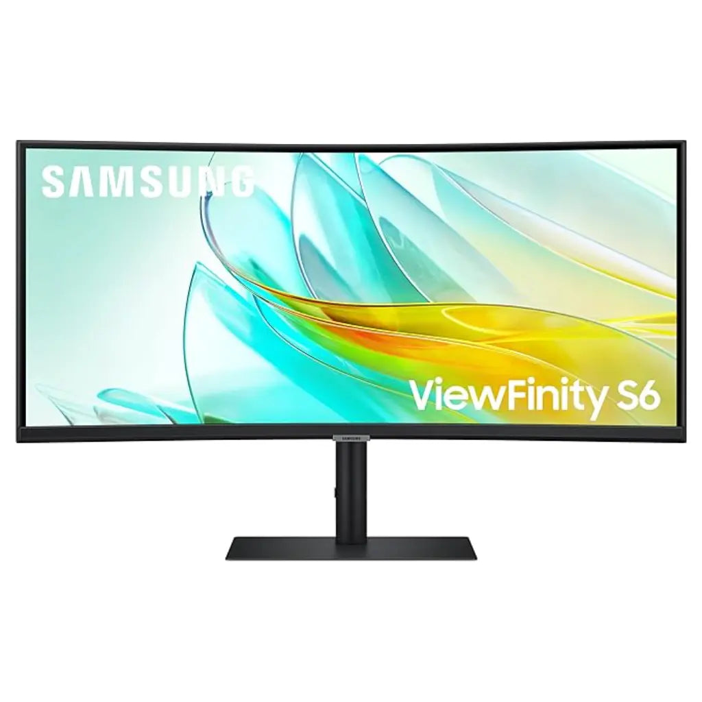Samsung ViewFinity S6 34″ Ultra‑WQHD 100 Hz Curved Monitor Built‑in Speakers-tpstech.in