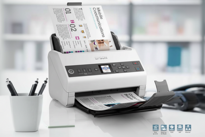 Epson DS-730N Network Color Document Scanner with 100-Sheet ADF Duplex Scanning