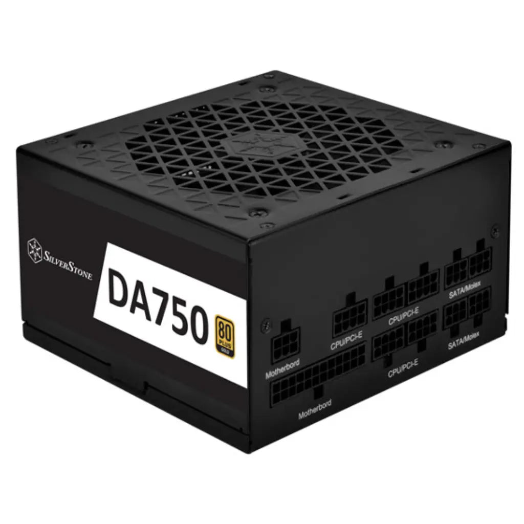 SilverStone DA750‑Gold 750W 80 Plus Gold Fully Modular ATX Power Supply-tpstech.in