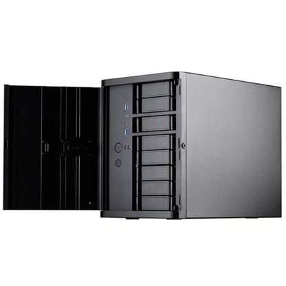 SilverStone DS380B Mini‑ITX/DTX NAS Chassis 8‑Bay Hot‑Swap 3×120 mm Cooling-tpstech.in