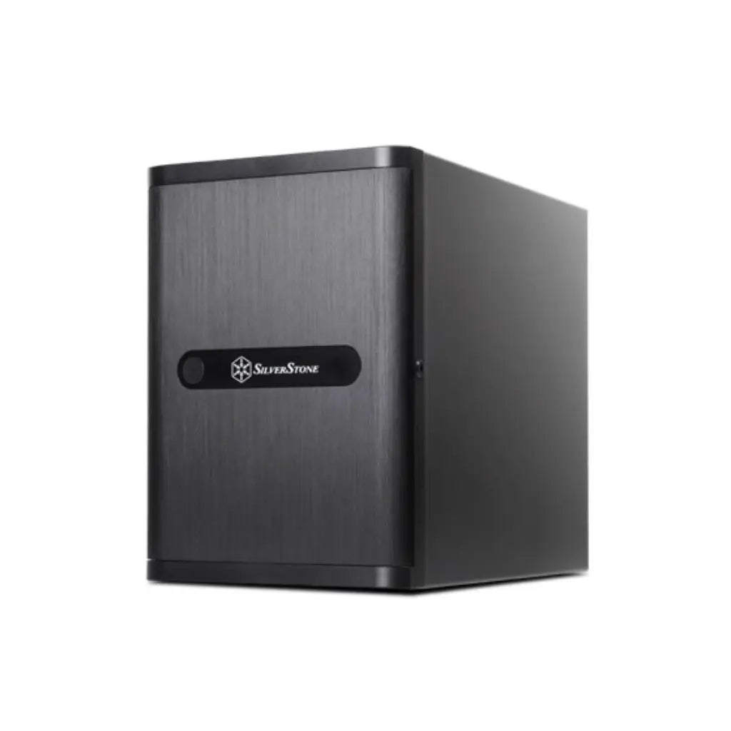 SilverStone DS380 Mini ITX Mini DTX NAS Cabinet with 8 Hot Swap Bays USB 3.0 Black-tpstech.in