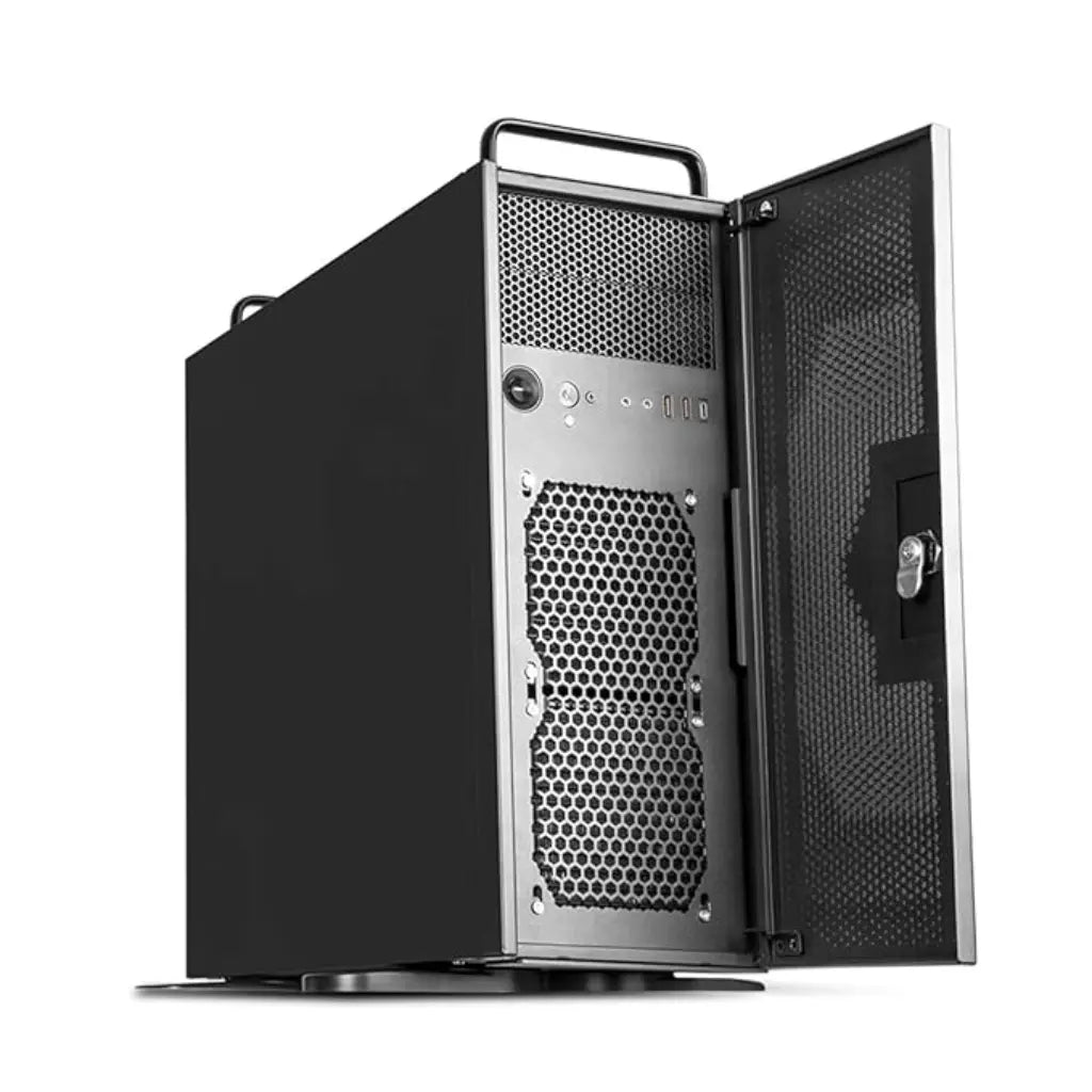 SilverStone RM42‑502 4U Rackmount Server Compyer Case with Liquid Cooling Ready (240 mm)-tpstech.in