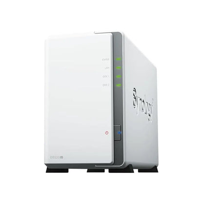 Synology DiskStation DS223J 2-Bay Network Attached Storage Enclosure Drive - White-TPSTECH.IN