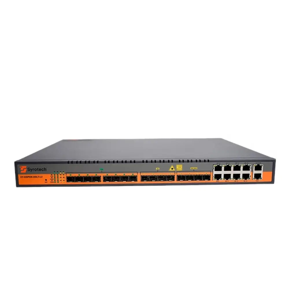 Syrotech EPON OLT 8-Port L3 Rack Mount 512 ONUs Support-tpstech.in