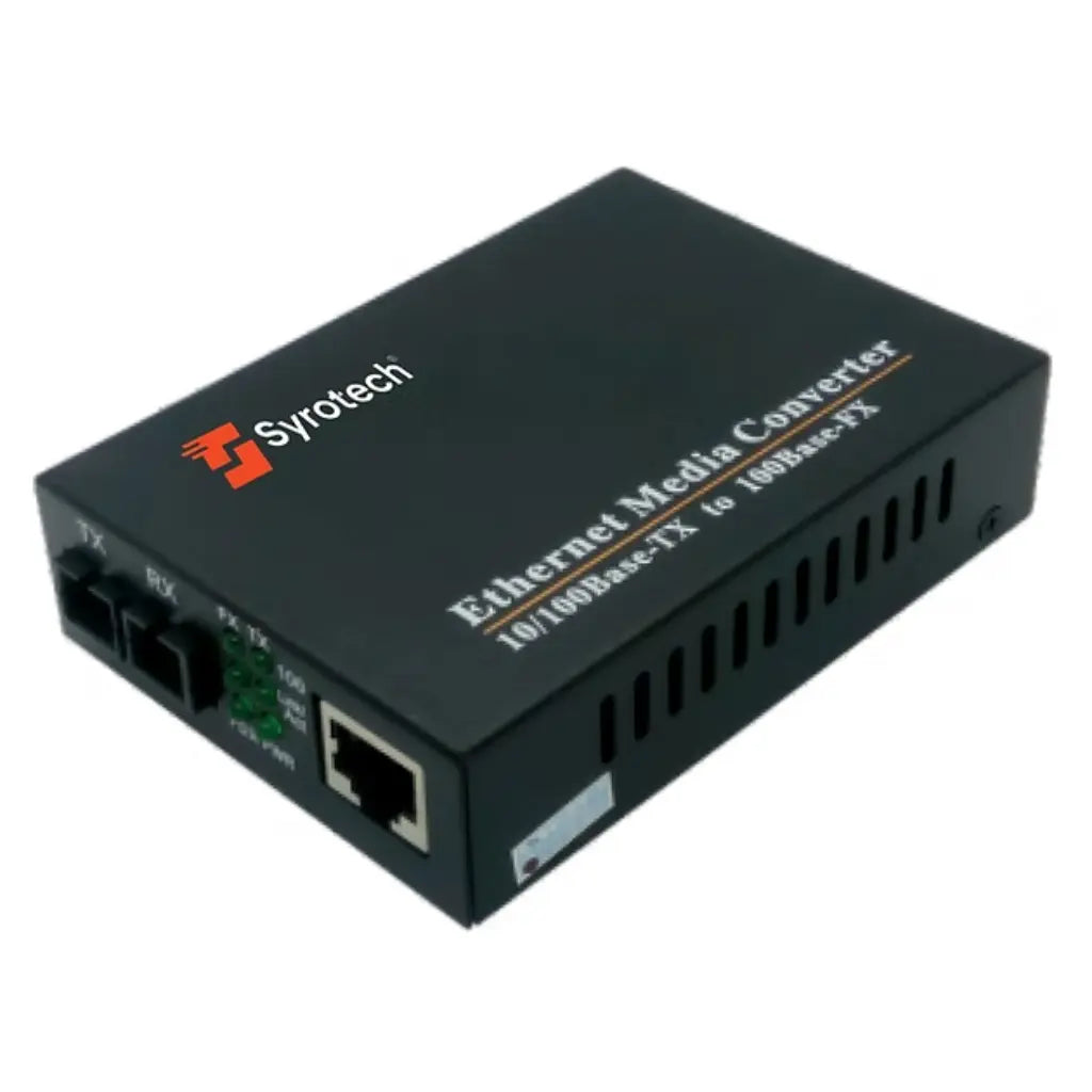 Syrotech GOMC-1303-20 Single Mode Dual Fiber 10/100Mbps Media Converter-tpstech.in