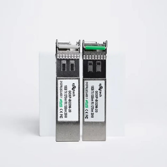 Syrotech GOXP-BI2396-20 & GOXP-BI3296-20 10G SFP+ BiDi Transceiver Module 10km LC SMF-tpstech.in